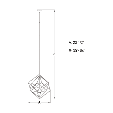 A large image of the Vaxcel Lighting P0307 Alternate Image