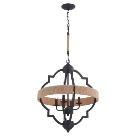 A large image of the Vaxcel Lighting P0308 Textured Gray