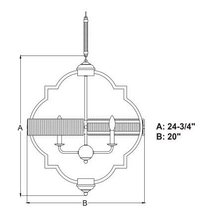 A large image of the Vaxcel Lighting P0308 Alternate Image