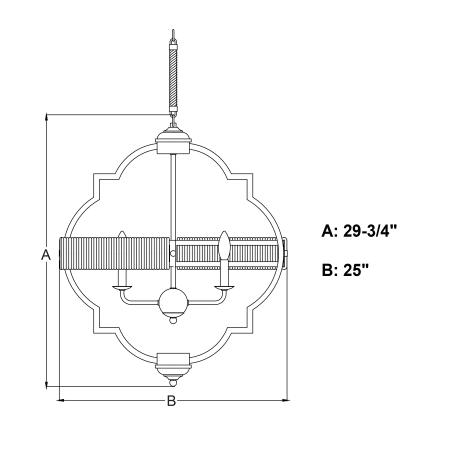 A large image of the Vaxcel Lighting P0309 Alternate Image