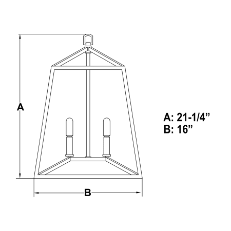 A large image of the Vaxcel Lighting P0310 Alternate Image