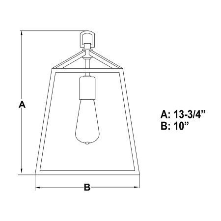 A large image of the Vaxcel Lighting P0311 Alternate Image