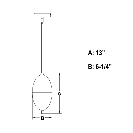 A large image of the Vaxcel Lighting P0319 Alternate Image