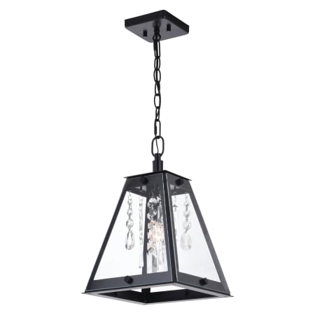 A large image of the Vaxcel Lighting P0322 Matte Black