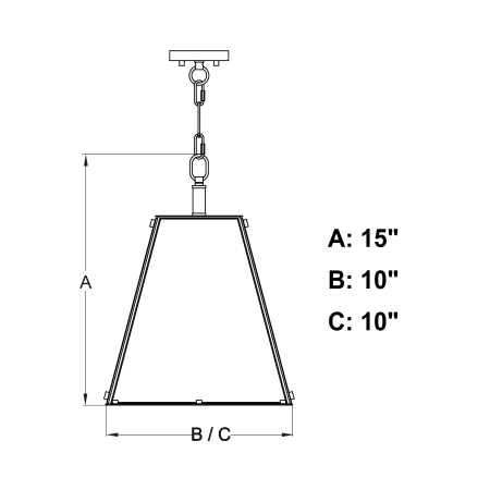 A large image of the Vaxcel Lighting P0322 Alternate Image