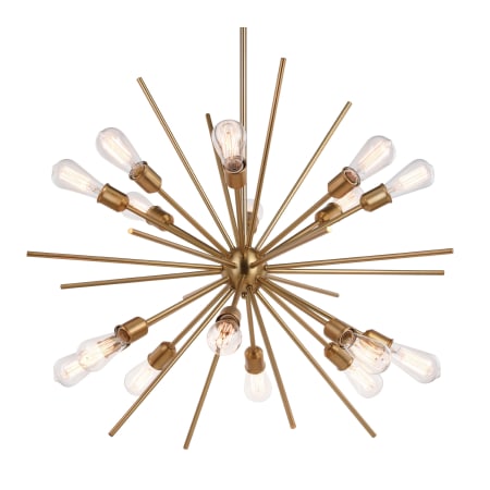 A large image of the Vaxcel Lighting P0344 Natural Brass
