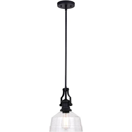 A large image of the Vaxcel Lighting P0272 Matte Black