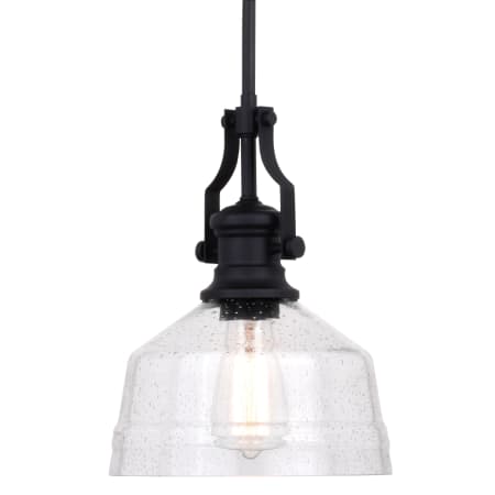 A large image of the Vaxcel Lighting P0272 Matte Black