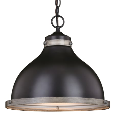 A large image of the Vaxcel Lighting P0368 New Bronze / Distressed Ash / Light Silver