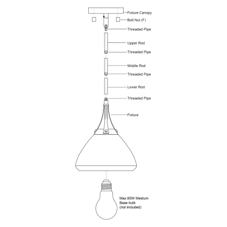 A large image of the Vaxcel Lighting P0369 Alternate Image