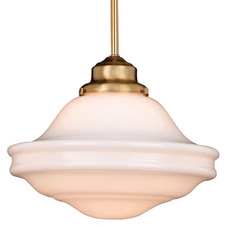 A large image of the Vaxcel Lighting P0243 Natural Brass