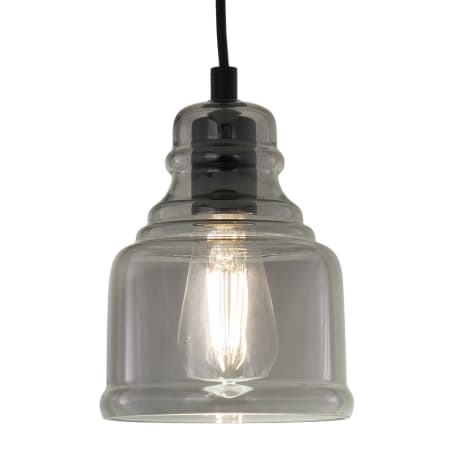 A large image of the Vaxcel Lighting P0378 Matte Black