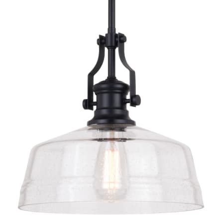 A large image of the Vaxcel Lighting P0380 Matte Black