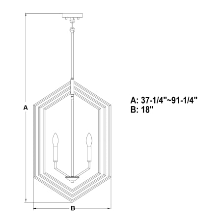 A large image of the Vaxcel Lighting P0388 Alternate image