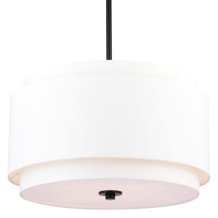 A large image of the Vaxcel Lighting P0392 Black