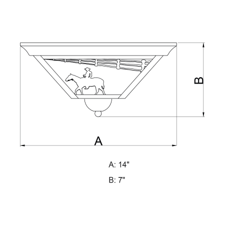 A large image of the Vaxcel Lighting T0109 Alternate View