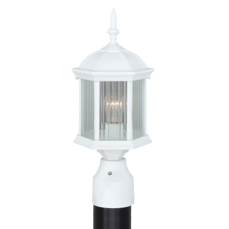 A large image of the Vaxcel Lighting T0136 Textured White