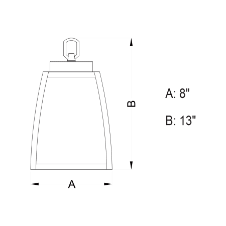 A large image of the Vaxcel Lighting T0211 Alternate Image