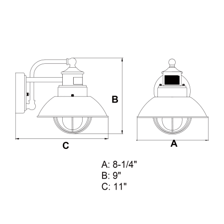 A large image of the Vaxcel Lighting T0252 Alternate Image