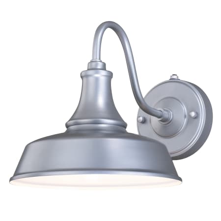 A large image of the Vaxcel Lighting T0367 Satin Silver, Inner White