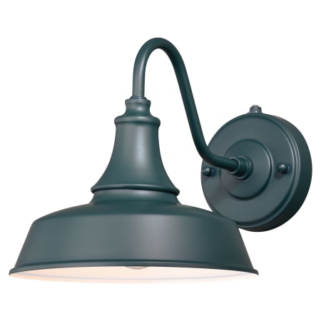 A large image of the Vaxcel Lighting T0367 Hunter Green with Inner White