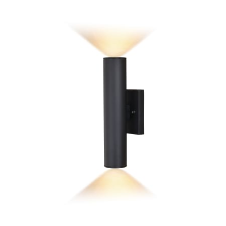 A large image of the Vaxcel Lighting T0552 Textured Black