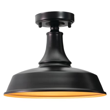A large image of the Vaxcel Lighting T0570 Dark Bronze and Light Gold