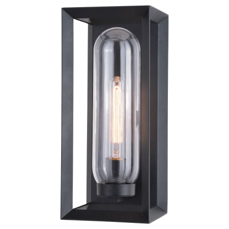 A large image of the Vaxcel Lighting T0605 Textured Black