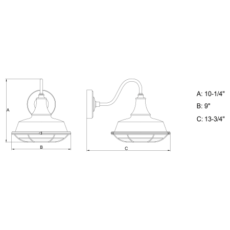 A large image of the Vaxcel Lighting T0610 Alternate Image