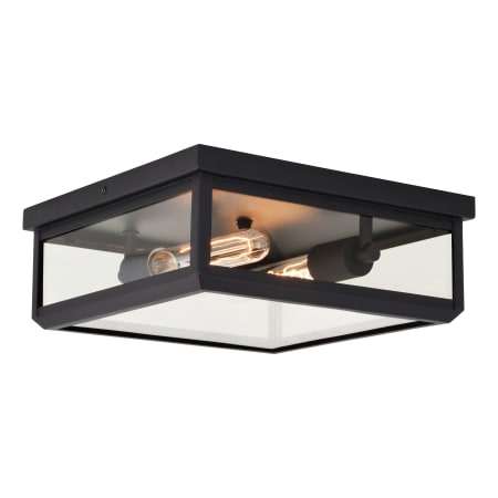 A large image of the Vaxcel Lighting T0611 Textured Black