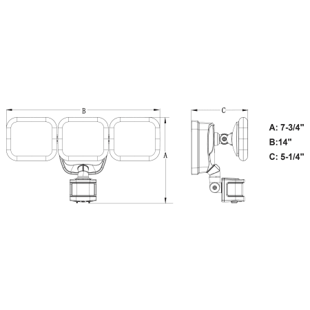 A large image of the Vaxcel Lighting T0615 Alternate Image