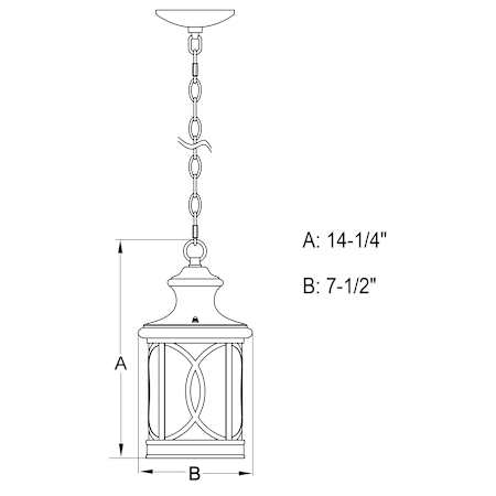 A large image of the Vaxcel Lighting T0671 Alternate Image
