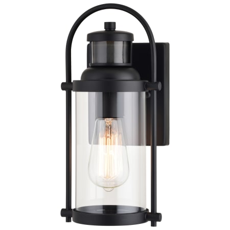 A large image of the Vaxcel Lighting T0684 Matte Black