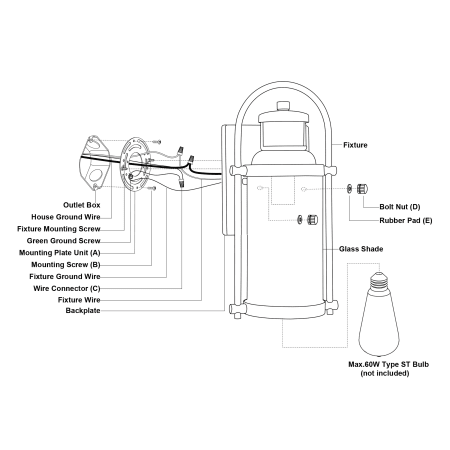 A large image of the Vaxcel Lighting T0684 Alternate image