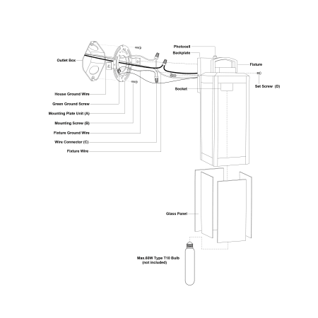 A large image of the Vaxcel Lighting T0707 Alternate Image