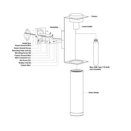 A large image of the Vaxcel Lighting T0712 Alternate Image