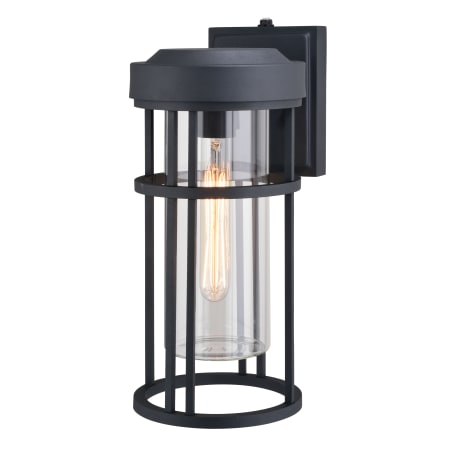 A large image of the Vaxcel Lighting T0742 Textured Black