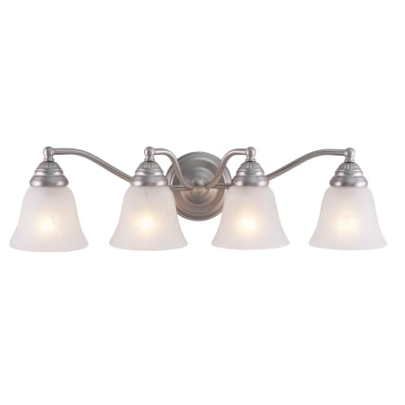 A large image of the Vaxcel Lighting VL35124 Brushed Nickel
