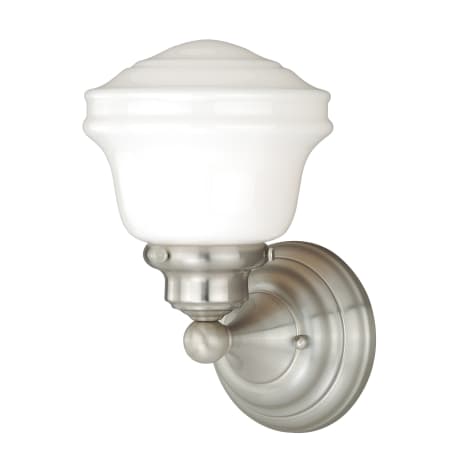 A large image of the Vaxcel Lighting W0166 Satin Nickel