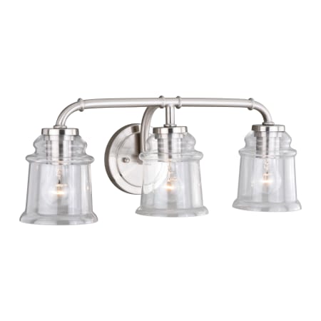 A large image of the Vaxcel Lighting W0241 Satin Nickel