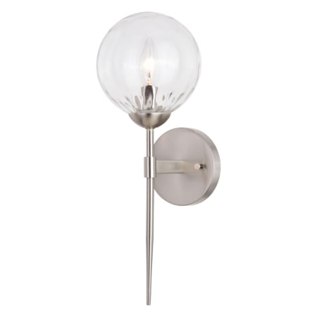 A large image of the Vaxcel Lighting W0409 Satin Nickel