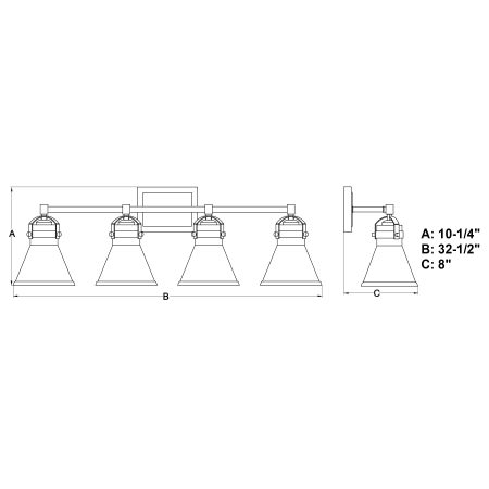 A large image of the Vaxcel Lighting W0413 Alternate Image