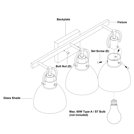 A large image of the Vaxcel Lighting W0418 Alternate Image