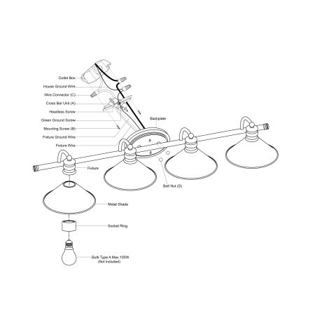 A large image of the Vaxcel Lighting W0437 Alternate Image