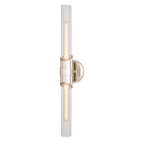 A large image of the Vaxcel Lighting W0463 Polished Nickel