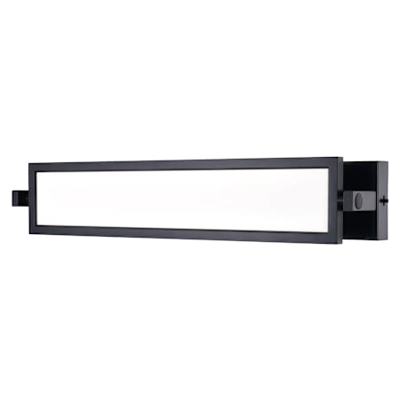 A large image of the Vaxcel Lighting W0497 Matte Black