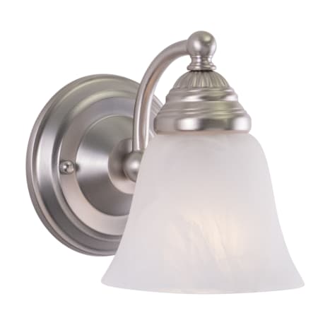 A large image of the Vaxcel Lighting WL35121 Brushed Nickel