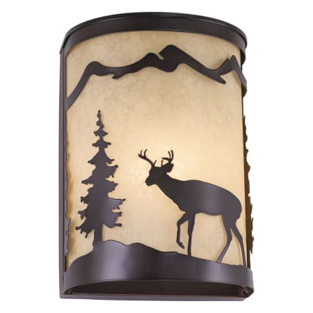 A large image of the Vaxcel Lighting WS55408 Burnished Bronze