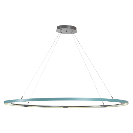 A large image of the Vermont Modern 139744-LED Satin Aqua / Silver