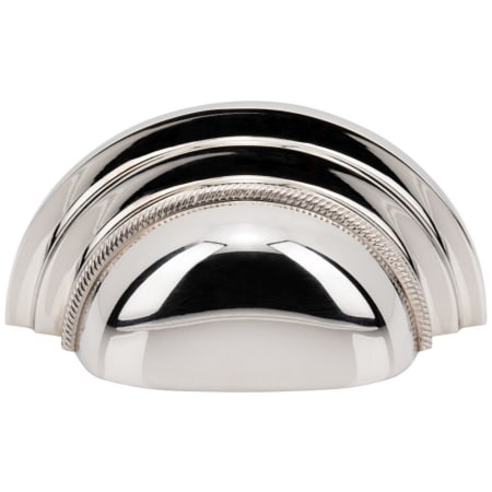 A large image of the Vesta Fine Hardware V7007 Polished Nickel